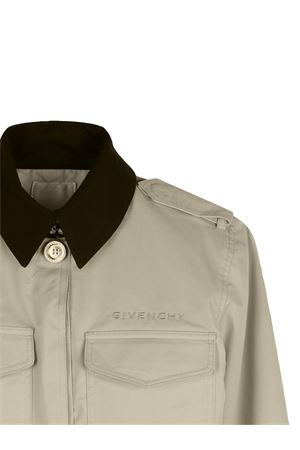 beige fabric jacket GIVENCHY KIDS | H31133192